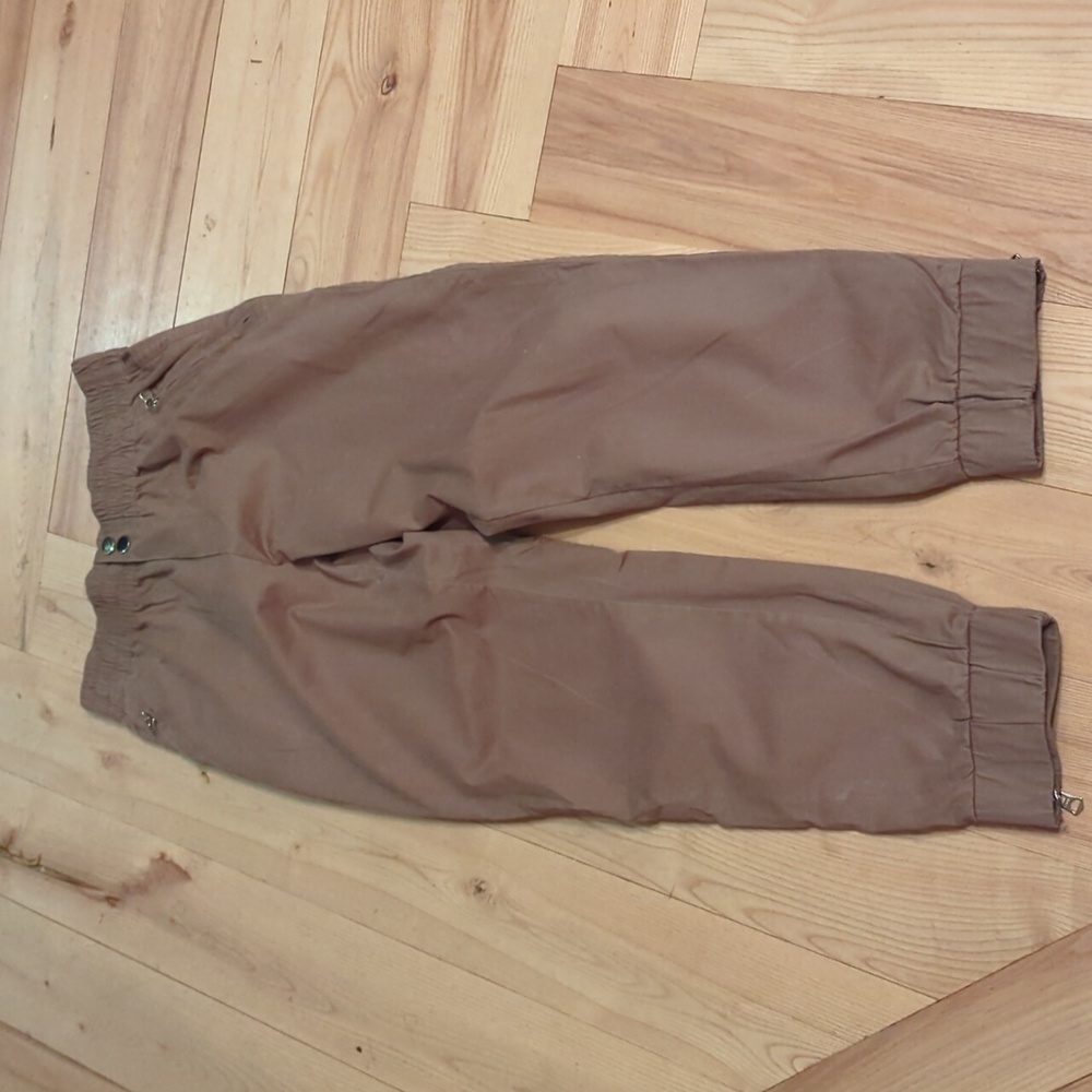 Varley twill jogger sz M mushroom brown